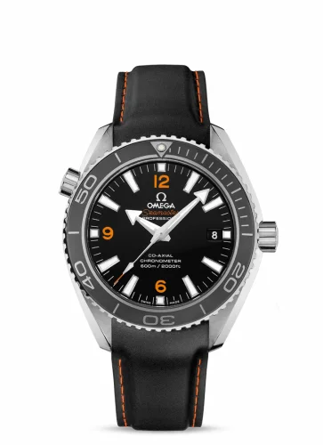Omega Seamaster Planet Ocean 600M Co-Axial 42 Stainless Steel / Orange Numerals / Rubber 232.32.42.21.01.005 (23232422101005)